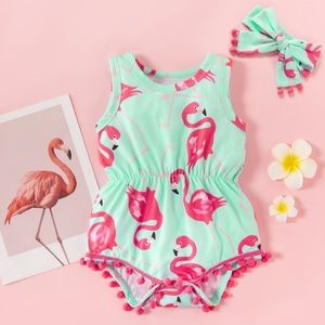 Flamingo Romper